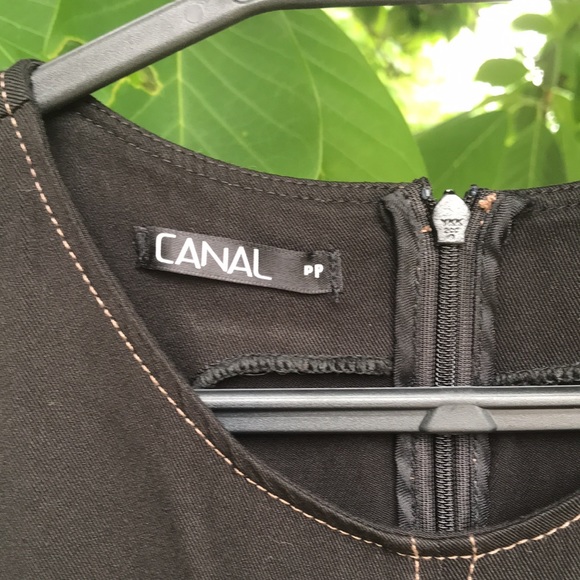 Canal 🇧🇷 Back Zip Jumpsuit with Contrast Stitches - Picture 8 of 16